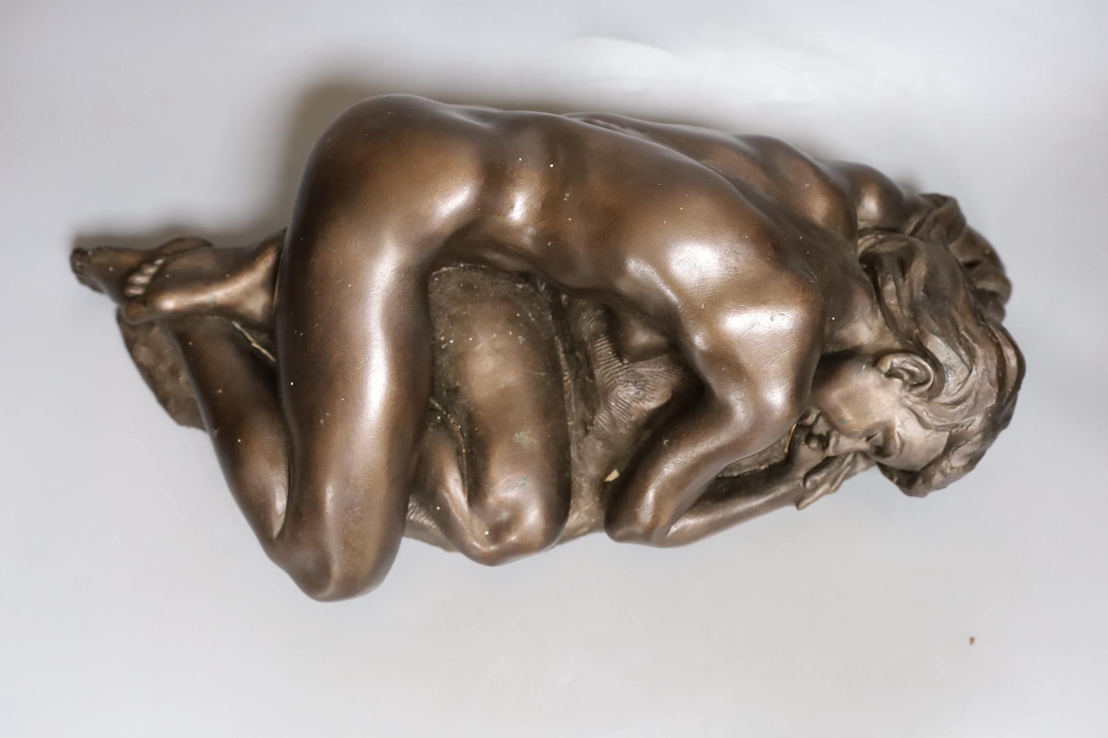 Ronald Cameron (b.1930), simulate bronze, 'Olivia', numbered 4/25 (a.f.) - 46cm long